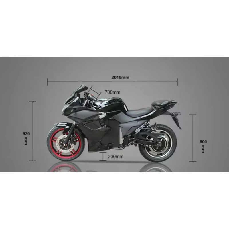 DPX New Model 3000w 5000w 1000 - 72V 5000W Electric Motorcycle 评论和价格