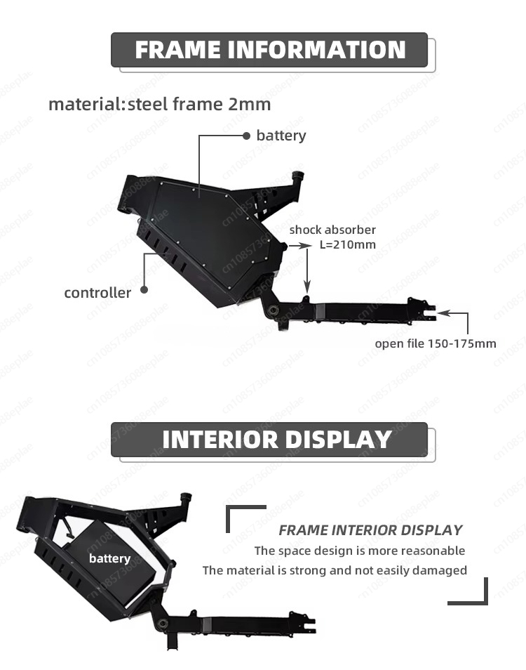 Stealth Bomber Ebike Frame, Fu - 8000W Stealth Bomber Ebike 评论和价格