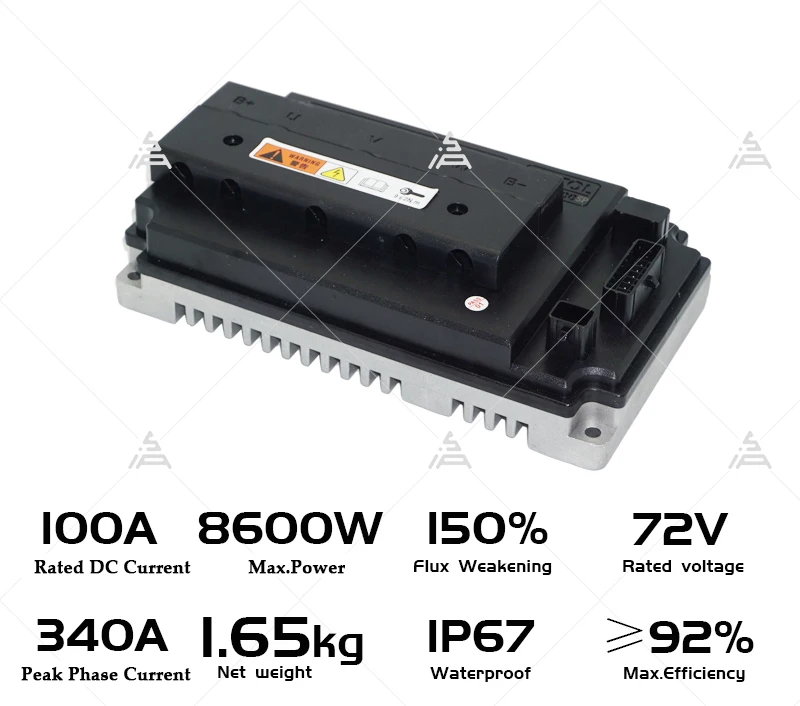 QSMOTOR 205 3000W V3 72V 80KPH - Electric Motorcycle Conversion Kit 72V 评论和价格