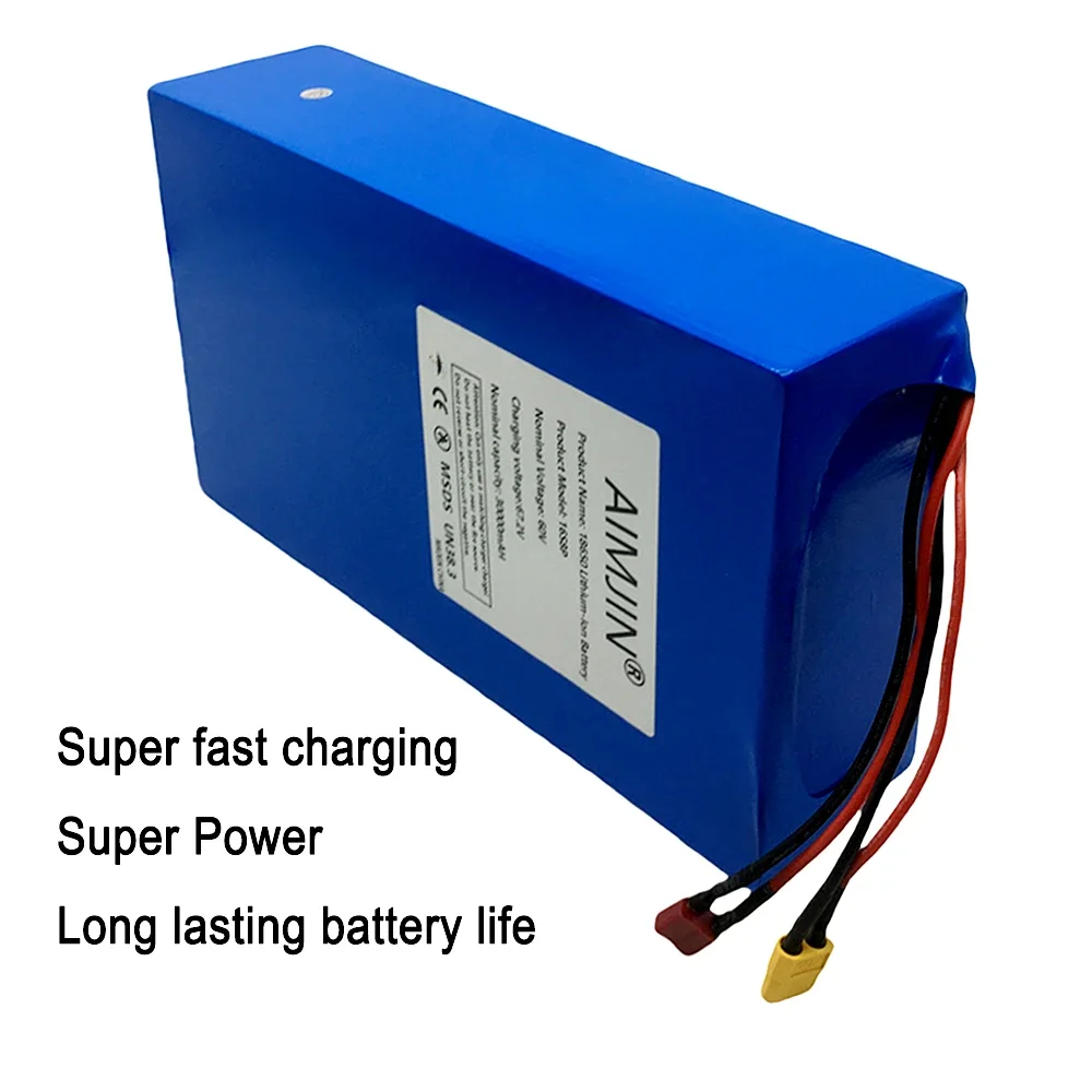 16S8p 1000-3000W Brand New Lit - 60V 30Ah Electric Scooter Battery 评论和价格