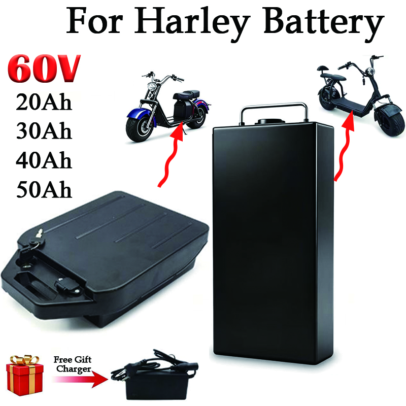 For Harley Battery 60V 20Ah 30 - 60V 30Ah Electric Scooter Battery 评论和价格