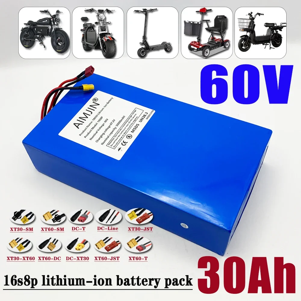 18650 Lithium-ion Battery Pack - 60V 30Ah Electric Scooter Battery 评论和价格